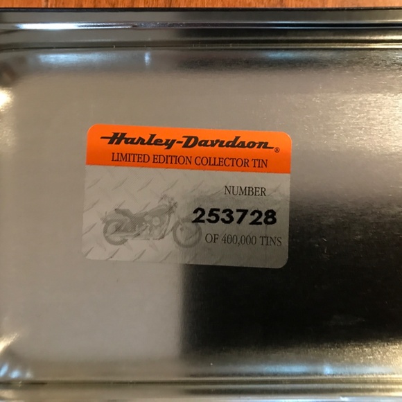 HARLEY-DAVIDSON 1999 DYNA SUPER GLIDE PLAYING CARDS IN TIN - Picture 5 of 5